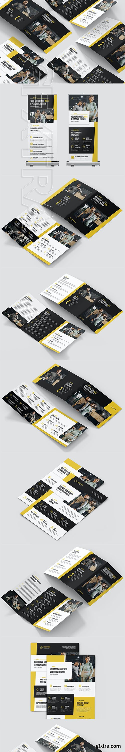 Personal Trainer – Bundle Brochures Print Template