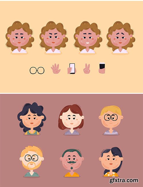 People Avatars Illustration