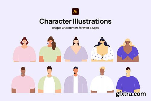 Cute Minimal Characters 