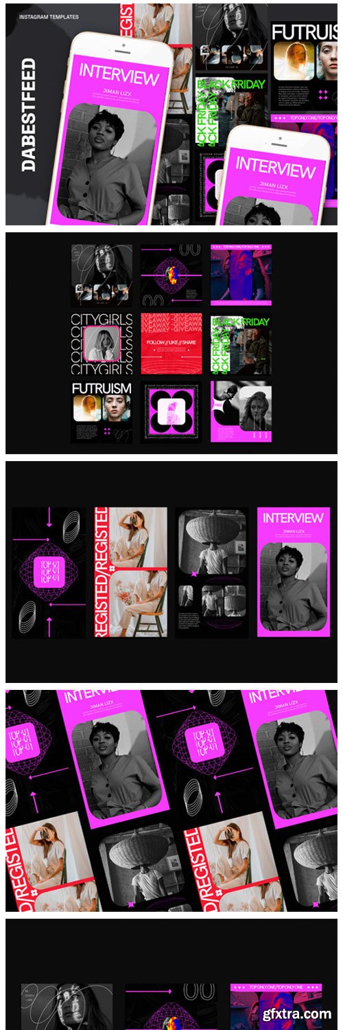 Dabestfeed Instagram Templates 7898297