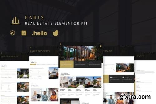 ThemeForest - Paris v1.0.0 - Real Estate Elementor Kit - 30954137