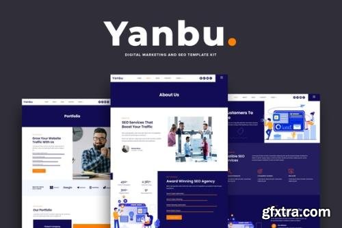 ThemeForest - Yanbu v1.0.0 - Digital Marketing & SEO Elementor Template Kit - 31097021