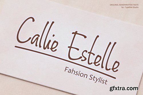 Olliegladies, Chic Handwritten Typeface