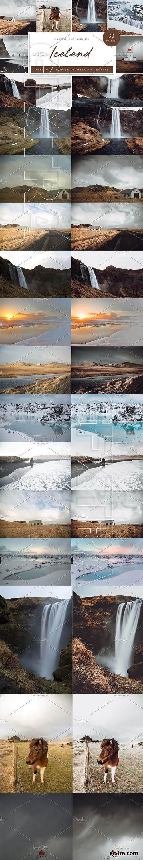 CreativeMarket - 30 x Lightroom Presets, Iceland 5962569