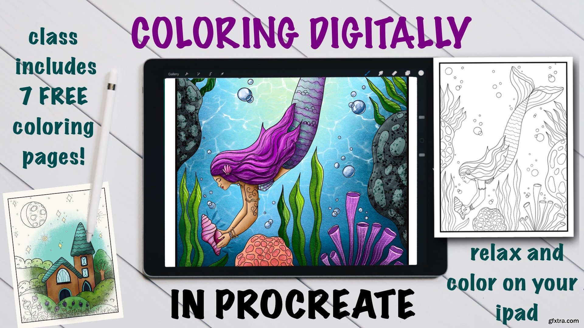 How To Color Coloring Pages In Procreate