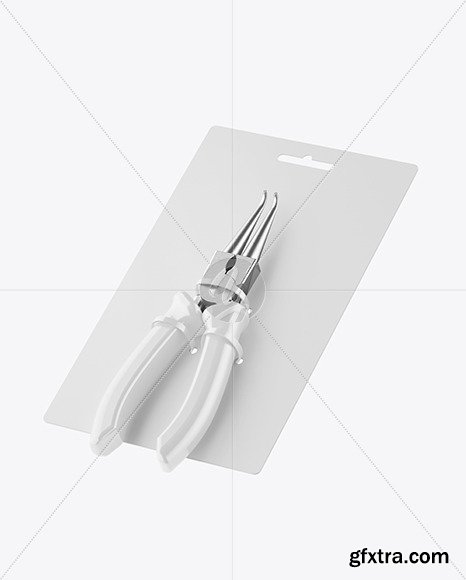 Round Pliers Mockup - Half Side View 76873