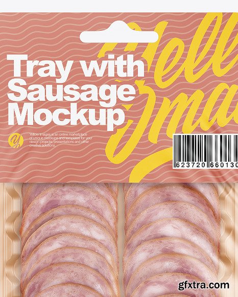 Tray With Sausage Mockup 76885