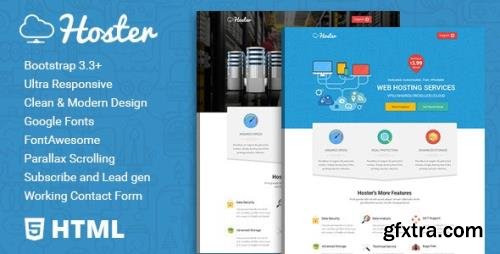 ThemeForest - Hoster v1.0 - Hosting Service HTML Template - 11833611