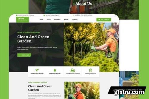 ThemeForest - Gnome v1.0.0 - Lawn & Garden Care Services Elementor Template Kit - 31162918