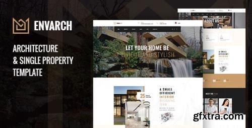 ThemeForest - EnvArch v1.0 - Architecture and Single Property PSD Template - 29367968