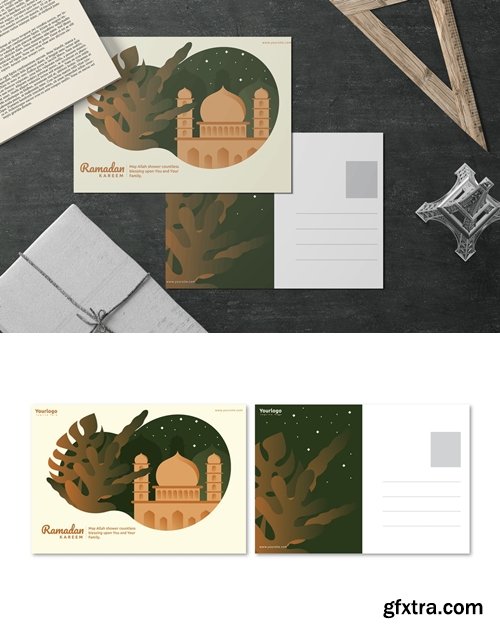 Ramadan Kareem - Postcard Design