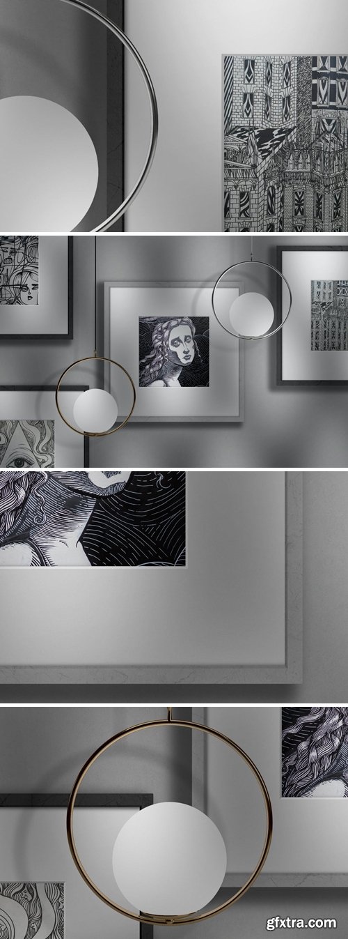 Artwork Frames Photo Mockup