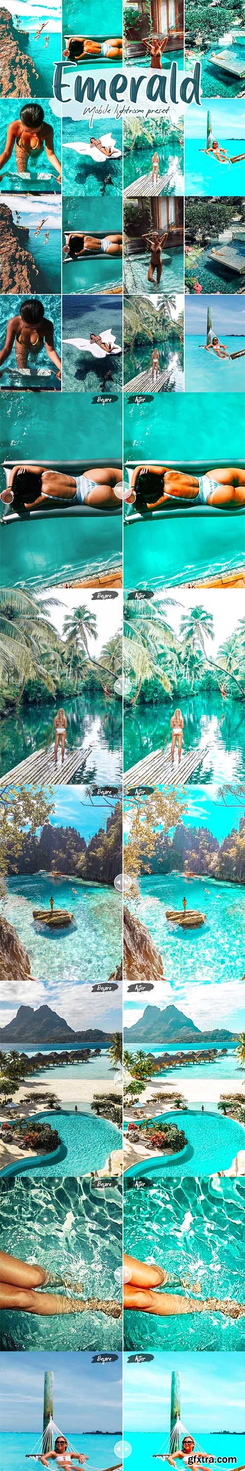 CreativeMarket - Emerald Lightroom Presets 5868211