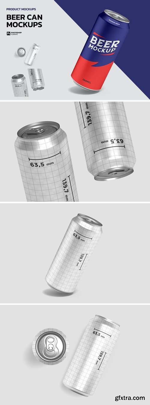 Beer Can Mockups