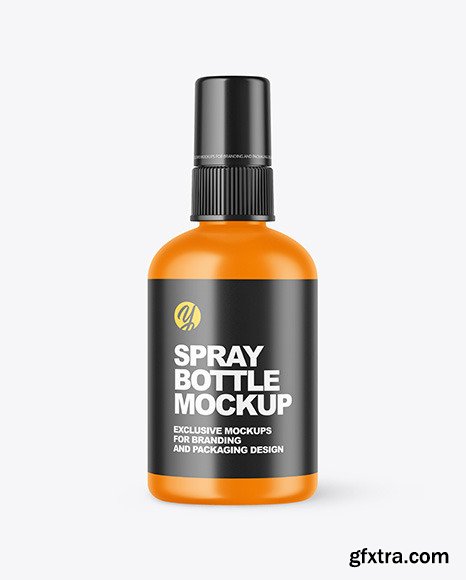 Matte Spray Bottle Mockup 76816