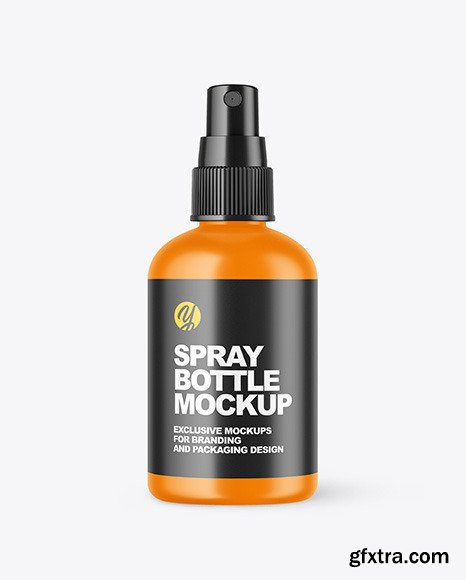 Matte Spray Bottle Mockup 76816