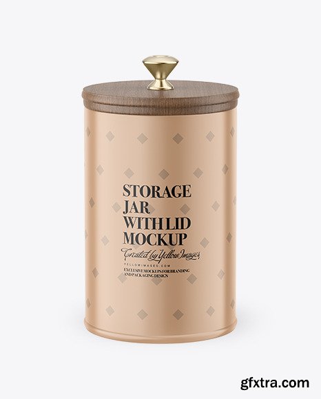 Matte Storage Jar Mockup 76819