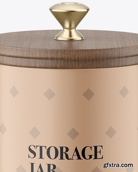 Matte Storage Jar Mockup 76819