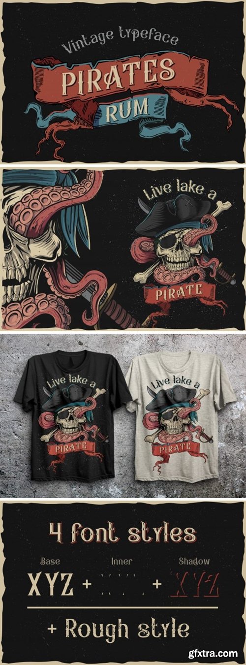 Pirates Rum Font