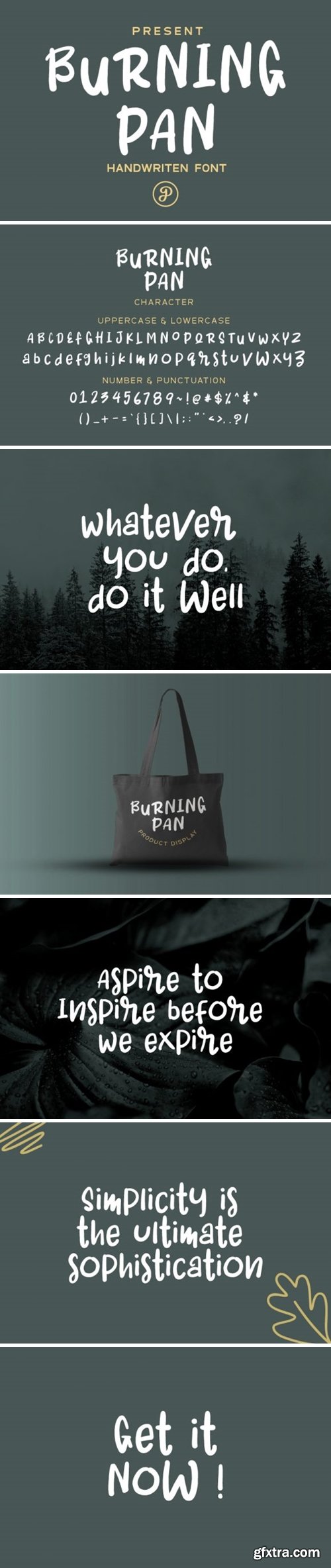 Burning Pan Font