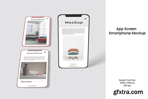 App Screen Smartphone Mockup