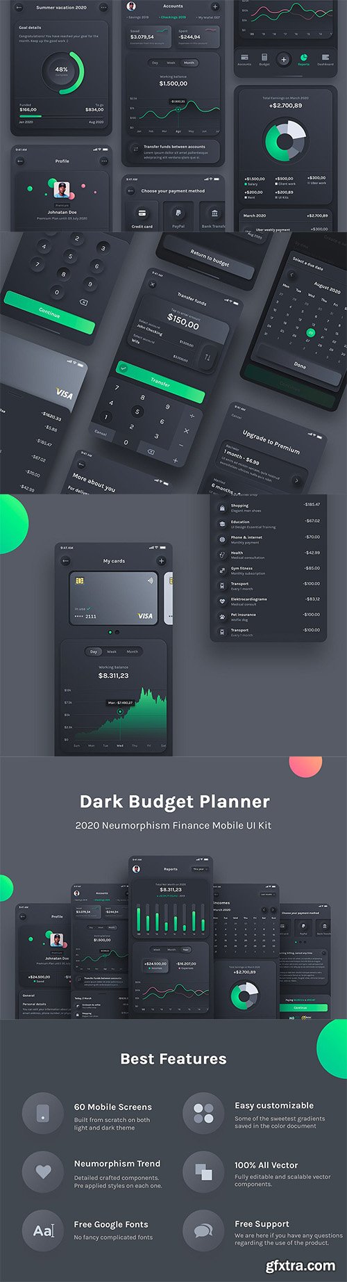 Neumorphic Budget Planner