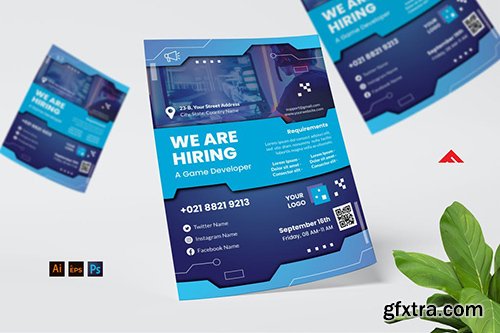 Company Job Hiring Flyer