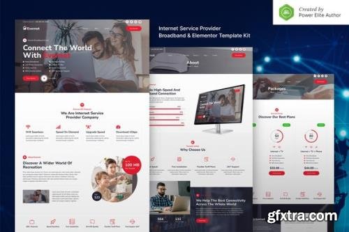 ThemeForest - Evernet v1.0.0 - Broadband & Internet Service Provider Elementor Template Kit