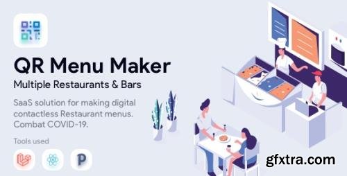 CodeCanyon - QR Menu Maker v2.1.1 - SaaS - Contactless qr restaurant menus - 28304908