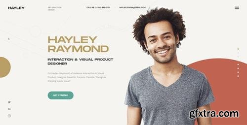 ThemeForest - HAYLEY v1.0 - Creative Personal CV/Resume HTML Template (Update: 28 June 20) - 26465627