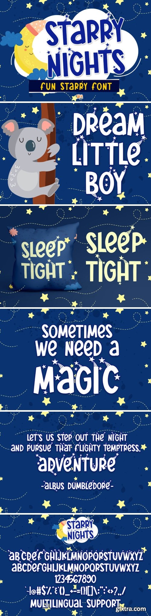 Starry Nights Font