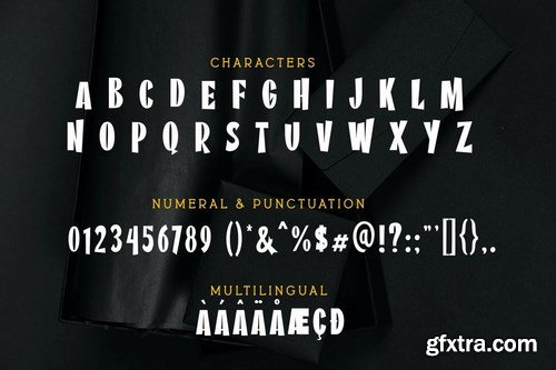 Black Trick Unique Font