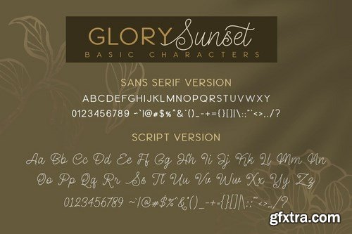 Glory Honey Business font Duo