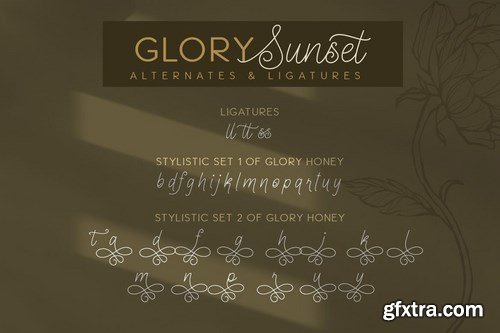 Glory Honey Business font Duo