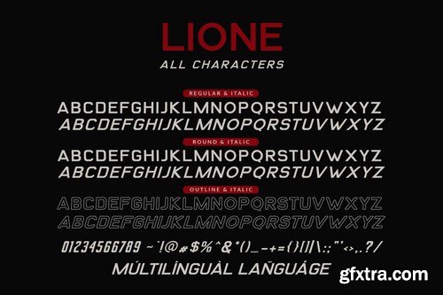 LIONE Business Font Family