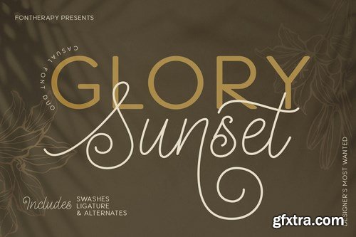 Glory Honey Business font Duo