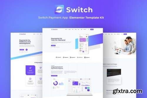 ThemeForest - Switch v1.0.0 - Payment App Elementor Template Kit - 29931491