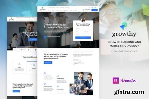 ThemeForest - Growthy v1.0.0 - Growth Hacking & Marketing Agency Elementor Template Kit - 31258669