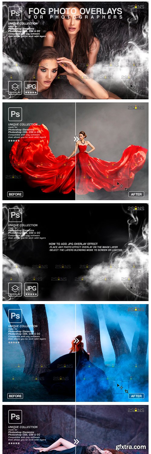 Photoshop Overlay: Fog Overlay, Smoke 8561288