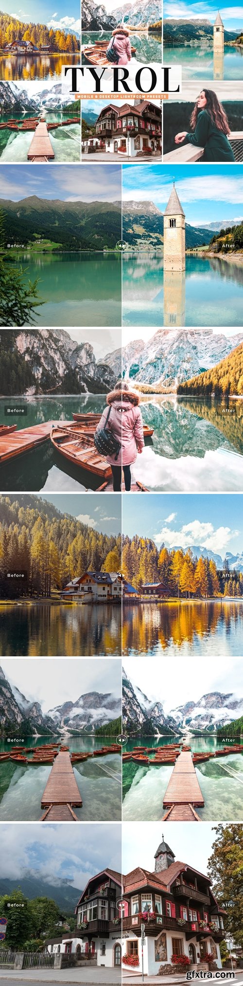 Tyrol Mobile & Desktop Lightroom Presets