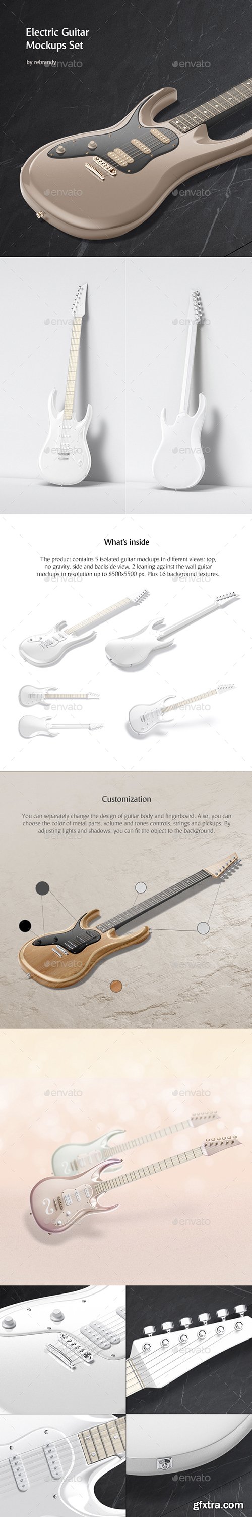 GraphicRiver - Electric Guitar Mockups Set 31088126