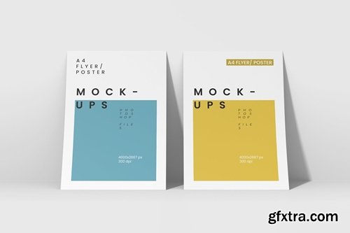 A4 Flyer/Poster Mockups