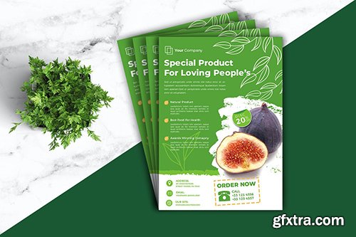 Fressh Food / Farmer Flyer Template vol-04