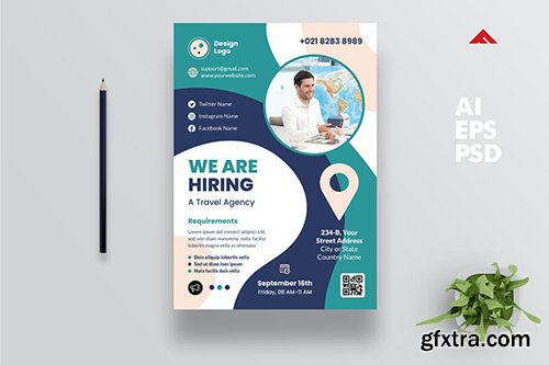 Tour Guide Job Hiring Flyer