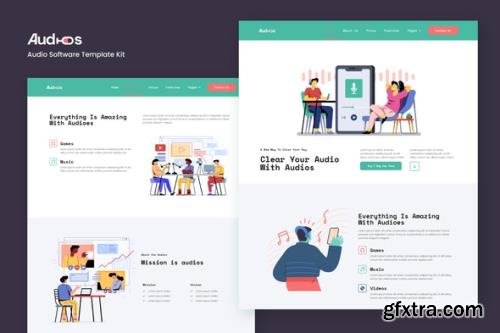 ThemeForest - Audios v3.0.11 - App Showcase Elementor Template Kit - 31056084