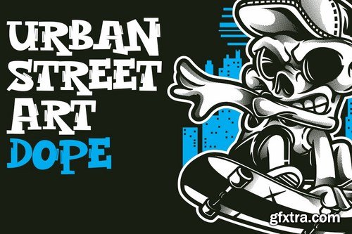 Hood Rulez - Graffiti font