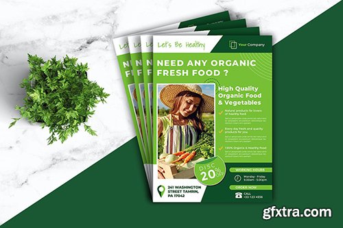 fressh food / Farmer Flyer Template vol-01