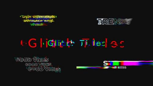 Videohive - Glitch Titles