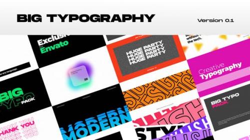 Videohive - Big Typography - Premiere Pro