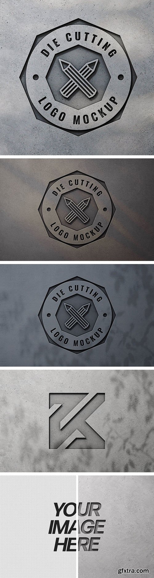 Industrial Logo PSD Mockup